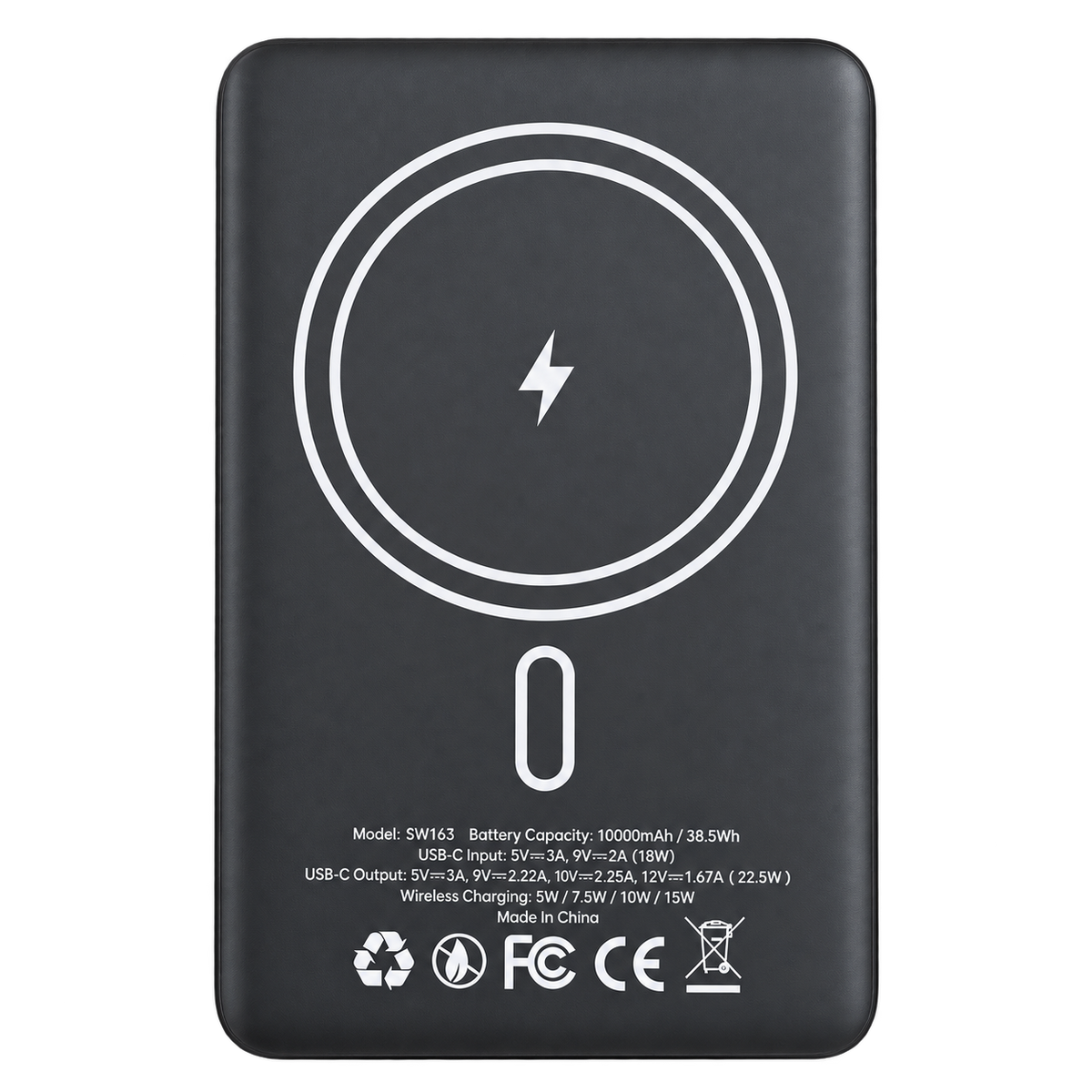 PowerMatrix™ 10,000mAh Magnetic Wireless Power Bank — 22.5W USB-C Fast Charging & 15W Wireless Charging