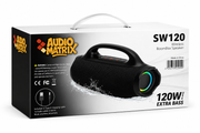 AudioMatrix 120W BoomBox Speaker Bluetooth
