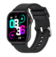 MobileMatrix™ AMOLED Smartwatch — 2.13″ Display, Bluetooth Calling, Black & Two Bands