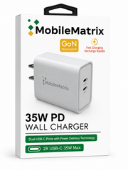 Travel Charger C type 35W GAN White
