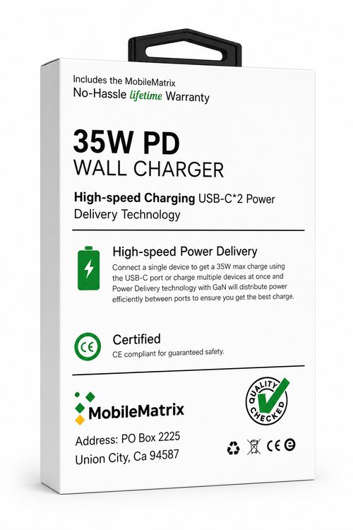 Travel Charger C type 35W GAN White