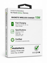 Magnetic Wireless Charger 15W White