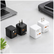 MobileMatrix SW142 65W Multi-Port Wall Charger With Built-In USB-C  Cable