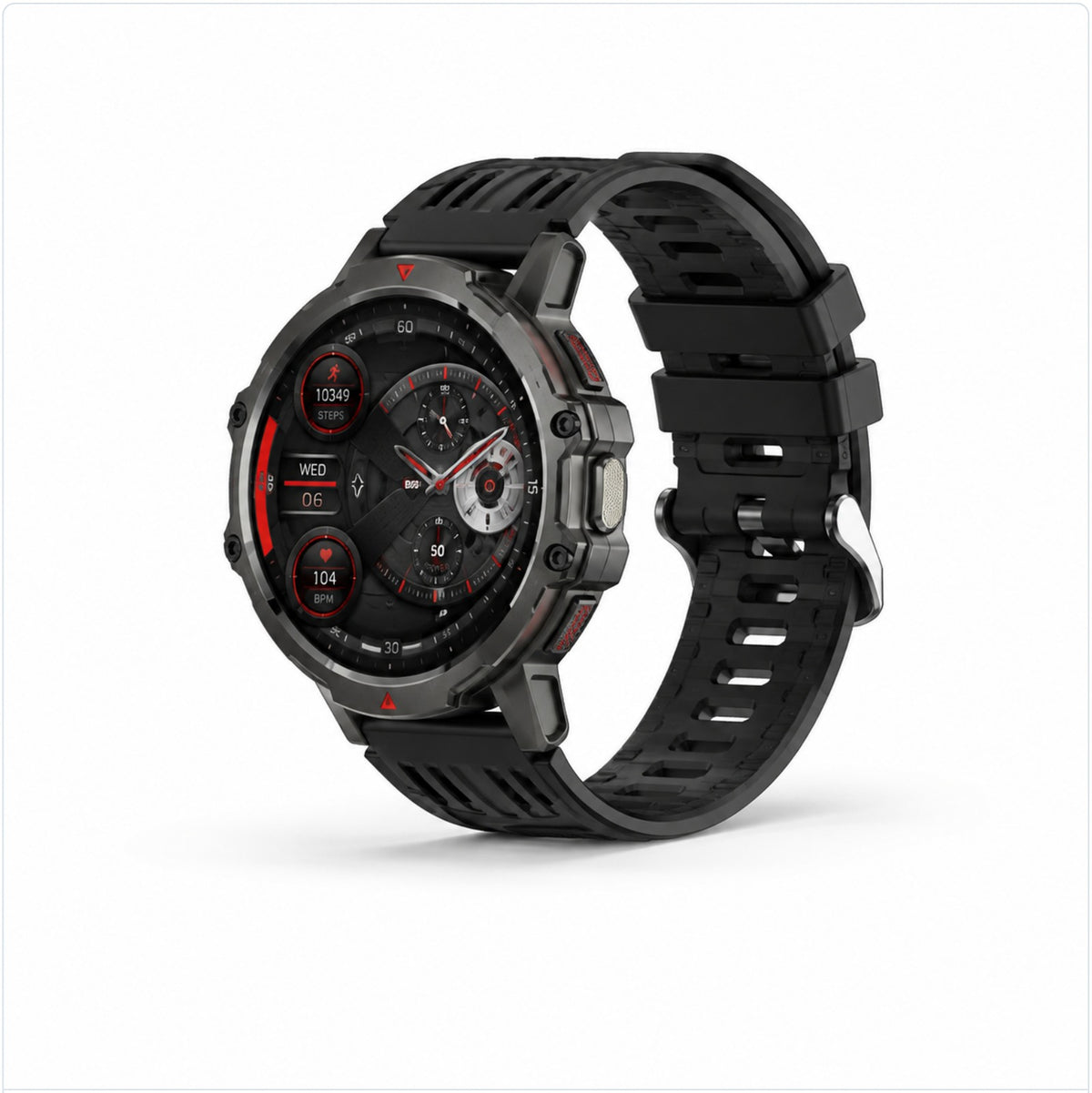 MobileMatrix GPS Bluetooth Calling Smart Watch - Black