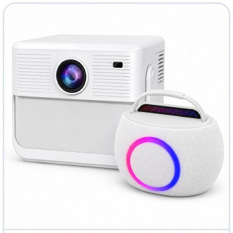 1080P Android Projector Bundle with SW169 Bluetooth Speake