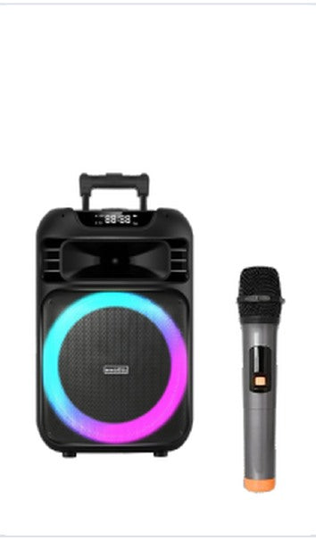 12 Inch Trolley Speaker with MV6 Wireless Microphone