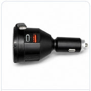 30W Type-C + 18W USB-A Retractable Car Charger