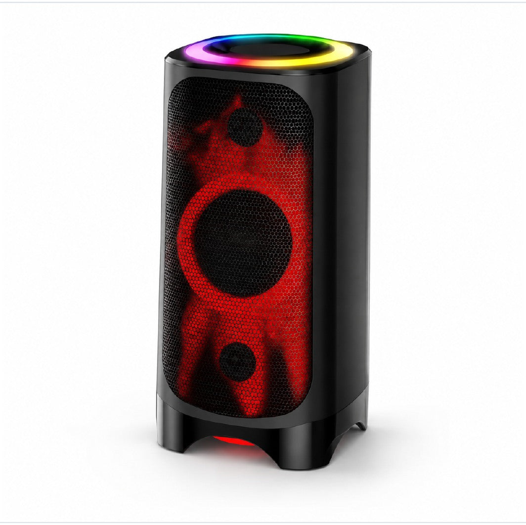 6.5 Inch Fire Flame Light Portable Party Speaker