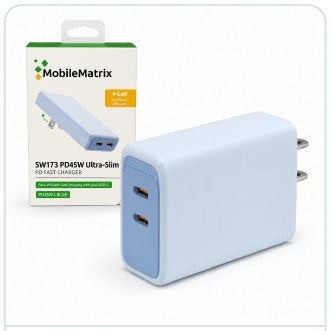 PD45W Dual USB-C Wall Charger