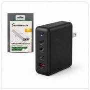 100W Dual USB-C + USB-A Wall Charge