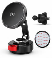 MobileMatrix SW182 Magnetic Wireless Charging 2-in-1 Car Phone Mount