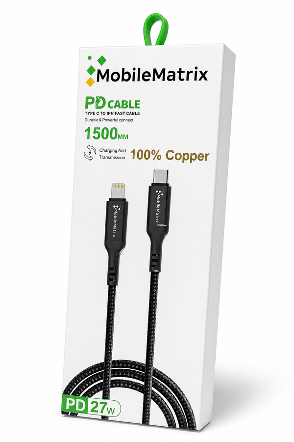 MobileMatrix Cable C to Iphone 1.5 Meters