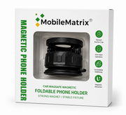MobileMatrix Fold Magsafe Magnetic Cell Phone Holder - Black