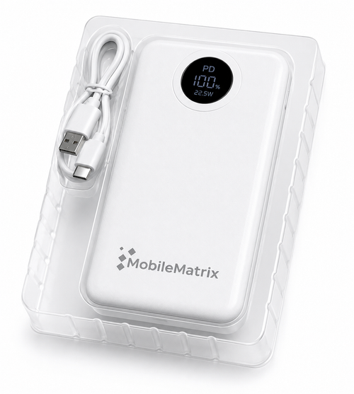 Power Bank 10000 mAH White