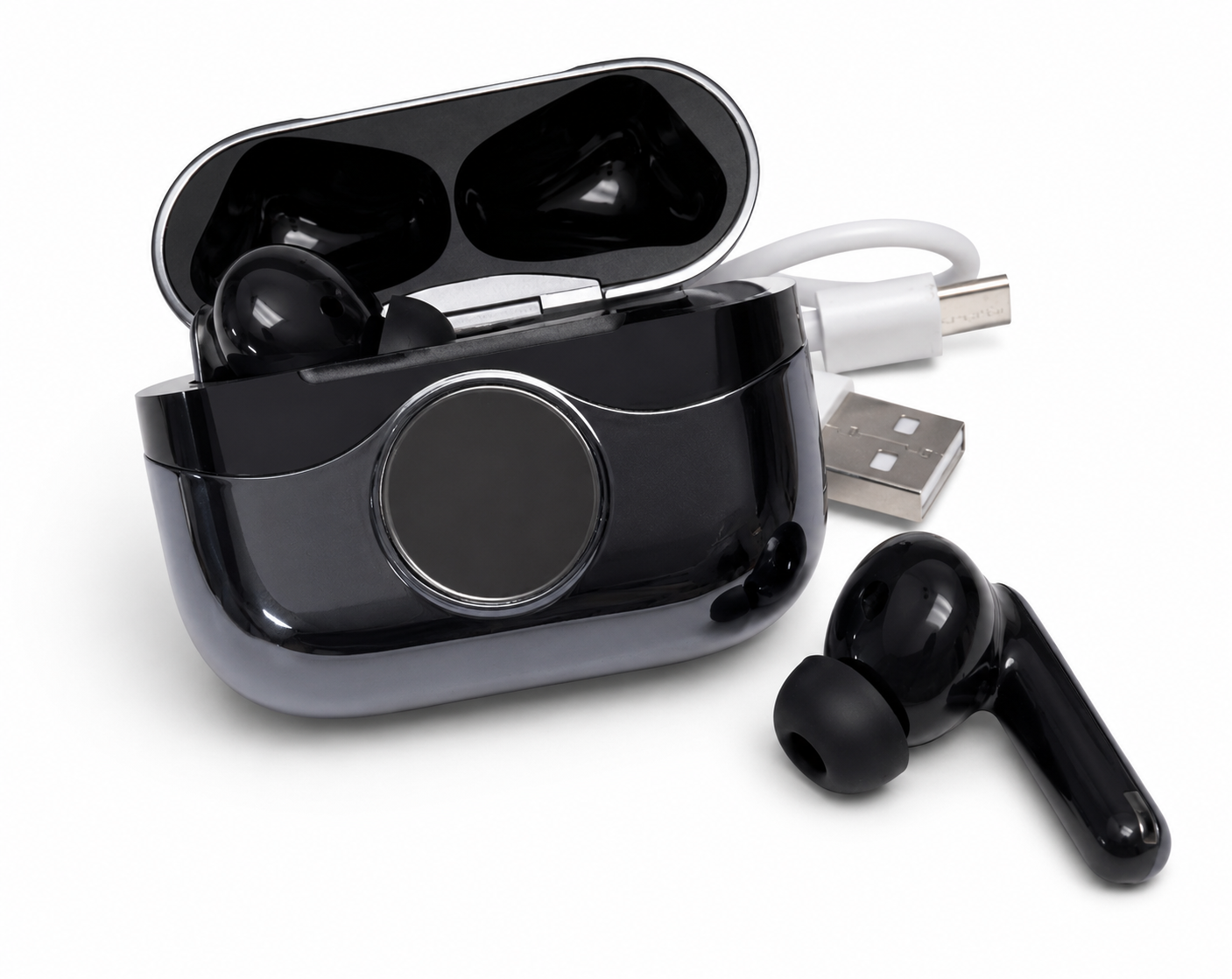 MobileMatrix TWS Bluetooth Black ANC + ENC Noice Cancelation